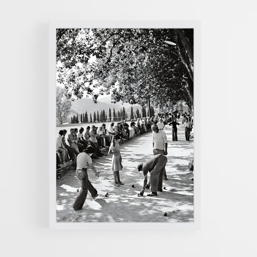 Poster Cricket en plein air – affiche Pétanque (vue 3)